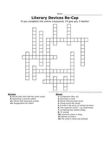 Literary collection - crossword puzzle clue