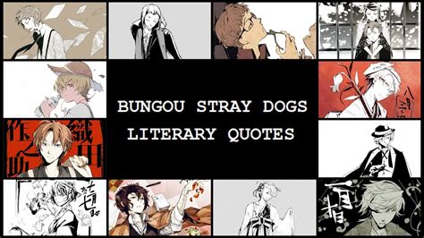 Literary stray dogs. 10 Apr 2018 ... The amount of work put into the Literary characters of Bungo Stray Dogs is truly stunning and so I thought I'd start unpacking some of it. 