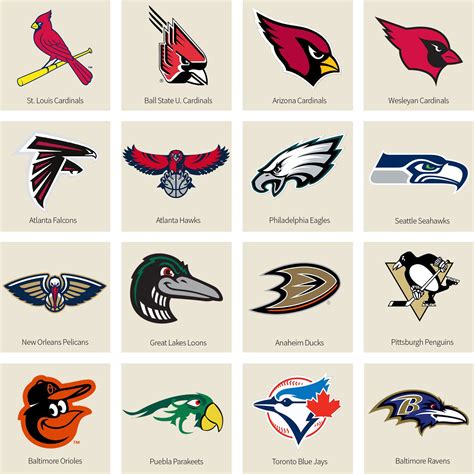 If you like Ravens, Eagles, Falcons, Cardinals, and, of course, Seahawks, the NFL is the place for you. The sport that comes closest to that level of avian respect is the National Hockey League. Three NHL teams have bird names (Penguins, Thrashers, and, gasp, Mighty Ducks) and three sound like they are named for birds but really aren’t.. 