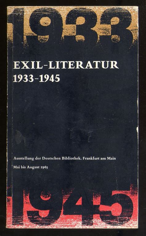 Literatur aus exil und widerstand, 1933 1948. - Genealogia dos municípios de mato grosso.