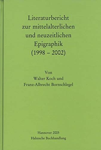 Literaturbericht zur mittelalterlichen und neuzeitlichen epigraphik 1992   1997. - A comprehensive guide to mergers and acquisitions managing the critical success factors across every stage of the.
