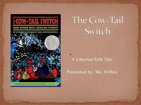 Literature Connections: Cow-Tail Switch - my-ecoach.com