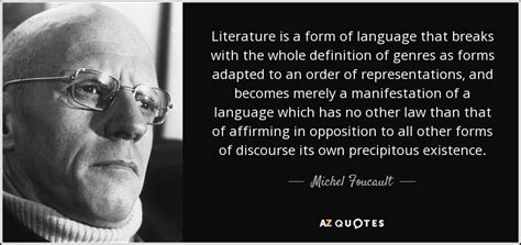 Literature is a form of language that breaks with the whole definition
