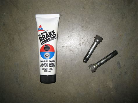 07-15-2005, 09:31 PM. Lithium soap base glycol grease is only needed if you want to rebuild your caliper. You apply this special grease to the caliper piston and the O-ring before you put them together.This special grease will come with the Toyota genuine caliper repair kit.. 