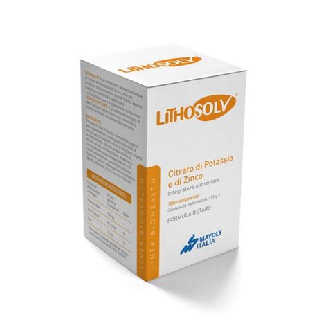 Lithosolv Potassium Citrate 100 tablets Sanareva