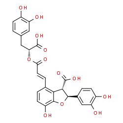 Lithospermic acid C27H22O12 ChemSpider