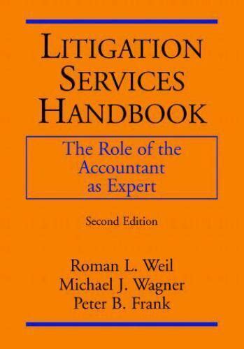 Litigation services handbook the role of the accountant as expert. - Mtu detroit diesel 2000 series manual.