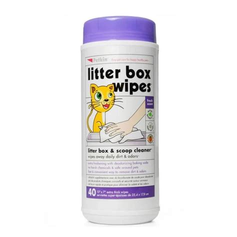 Litter Box Wipes 40 Wipes - Petsy