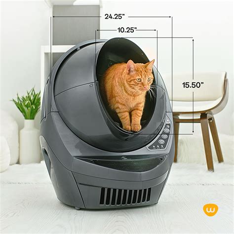 Litter robot enclosure. Litter-Robot 3 Connect Core Bundle by Whisker, Grey - Includes Automatic, Self-Cleaning Litter Box, LitterTrap Mat, Fence, Ramp, 25 Liners, 3 Carbon Filters & WhiskerCare 1-Year Warranty. 1,907. 100+ bought in past month. $69900 ($699.00/Count) FREE delivery Mar 14 - 15. Small Business. 