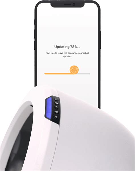 Visit our Firmware update instructions to learn how to update your Litter-Robot's firmware. This may take up to 30 minutes to complete. You will see a single white light blinking on your unit’s control panel while your robot’s firmware is updating. Once the update is complete, your Litter-Robot should be ready for use.. 