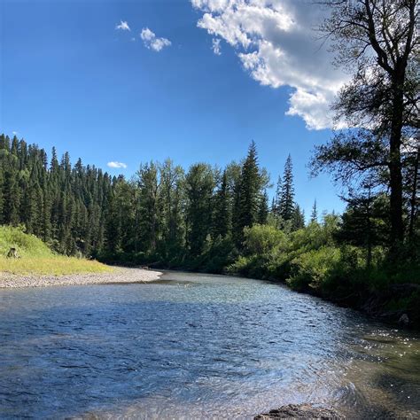 Little Blackfoot River Placer Near Elliston, Montana