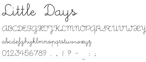 Little Days Font Free Download