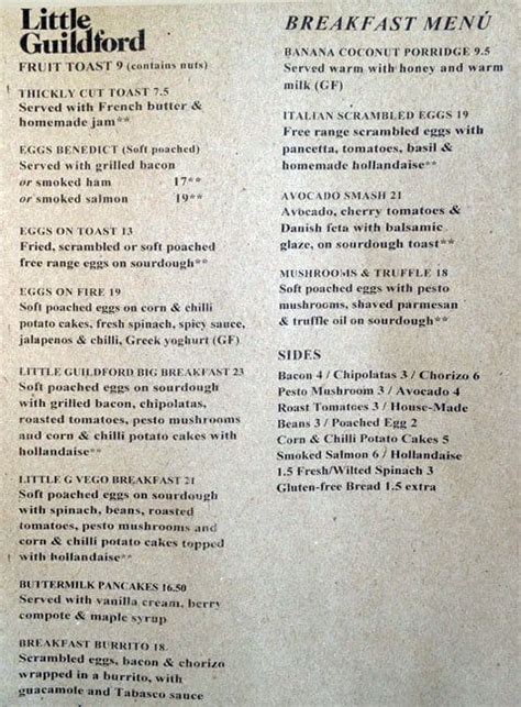 Little Deli from Guildford Menu