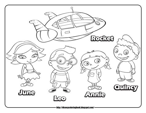 Little Einsteins Coloring Sheets