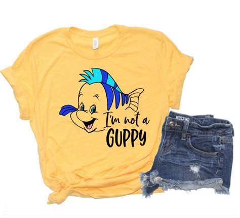 Little Mermaid Flounder Shirt - Etsy