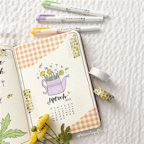 Little Pandas: Reading Bujo Theme for March 2024