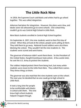 Little Rock Nine Discussion Questions Study.com