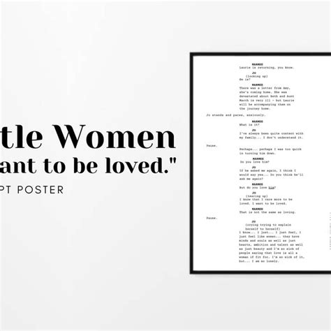 Little Women Script - Etsy