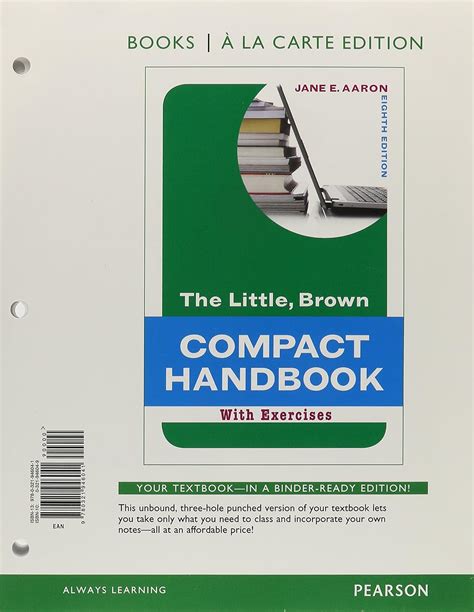 Little brown compact handbook books a la carte edition 8th edition. - Lord byron kommt aus der mode.
