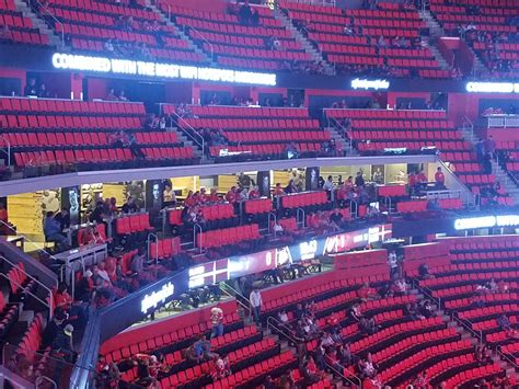 200 level at Little Caesars Arena is the upper level of seating