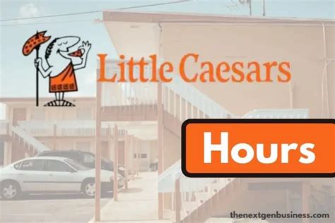 Little caesars hours on sunday. Little Caesars Saturday Hours: On Saturdays, Little Caesars opens around 10:30 AM/11:00 AM ... 