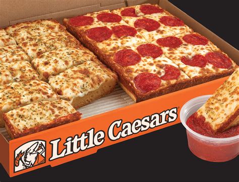 Little caesars pizza box. February 25, 2018. LITTLE CAESARS® HASSLE-FREE DEEP DISH PIZZA LUNCH AT A CRAZY VALUE HOT-N-READY® Lunch Combo $4 for a Limited-Time at Participating Little Caesars Restaurants DETROIT, MI - Little Caesars® Pizza, the chain rated the “Best Value” amongst the top quick-service restaurants in America*, is giving … 