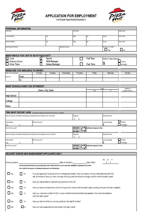 Little caesars pizza job application pdf. Today, Little Caesars is the third largest pizza chain in the world, with restaurants in each of the 50 U.S. states and 27 countries and territories. Little Caesars recently introduced contactless options for both delivery and carry-out through the Little Caesars app. Pizzas are baked in 475-degree ovens to ensure food safety and never touched ... 