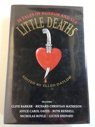 Little deaths 24 tales of sex and horror. - Collector s guide to camark pottery book 2 identification values.