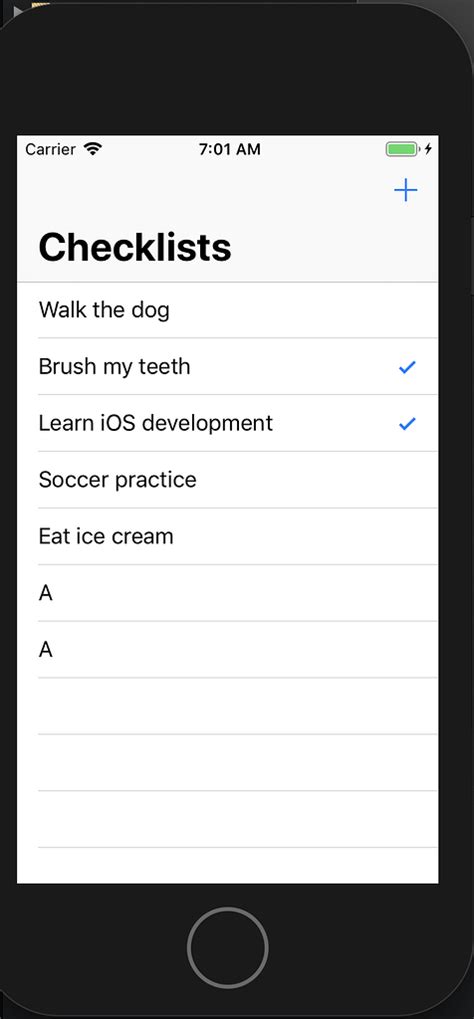 Little issue with checklist Swift Apprentice Forums