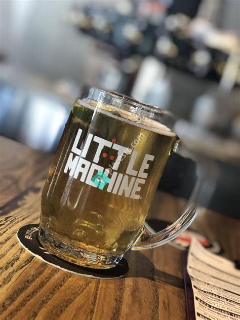 Little machine beer. Little Machine Beer is a dog-friendly brewery in Denver, CO, where Fido is welcome to join you on one of the two outdoor patios. Snacks and flights or pints of vegan beers include sours, IPAs, lager, and more. 