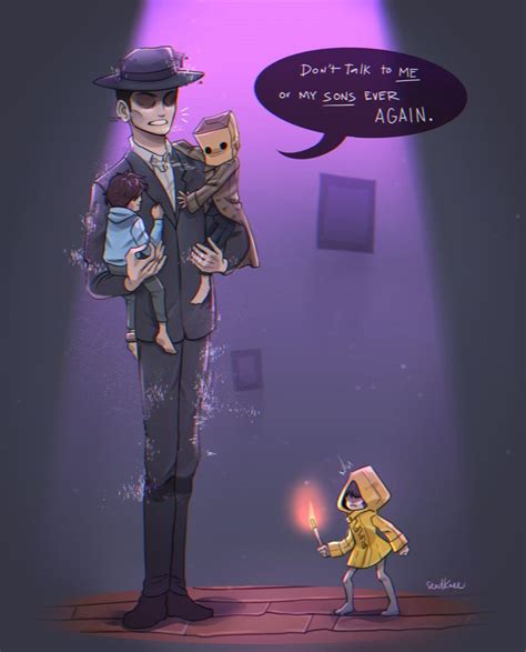 Little nightmares fanfiction. The Thin Man (Little Nightmares) The Runaway Kid (Little Nightmares) Mono (Little Nightmares) The Lady (Little Nightmares) Six (Little Nightmares) Broken Loop Au. Angst and Hurt/Comfort. RK is dealing with trauma and needs to talk. Thin Dad is there to help. 