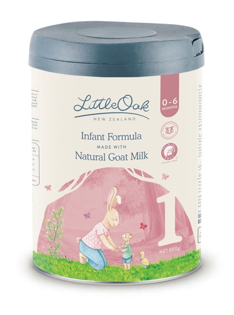 Little oak formula. Natural Goat Milk Stage Three Formula Our nutritious little secret, LittleOak natural stage 3 formula is designed to meet the dietary needs of growing little ones. Our toddlers' goat milk formula is lovingly made in New Zealand from wholesome, natural fresh whole goat’s milk and is formulated with 16 essential vitamins and minerals … 