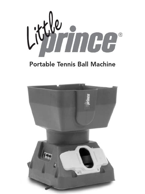 Little prince tennis ball machine manual. - John deere z245 technical service manual.