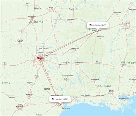  Fly to Houston Hobby Apt, line 102 bus • 4h 40m. Fly from Little Rock (LIT) to Houston Hobby Apt (HOU) LIT - HOU. Take the line 102 bus from Travis St @ Capitol St to Bush Iah Terminal C. $137 - $447. . 