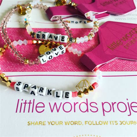 Little words project. Woman Founded. Description. Show everyone you're serious about being nice with this stylish and meaningful bracelet! Handcrafted with rainbow discs for a unique look, this is the perfect accessory for the person who wants to remind themselves and others to be their best. It's an easy way to start a conversation and spread some good vibes! 