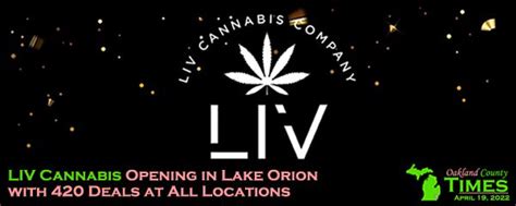 Find Brands in Orion Twp MI at LIV Cannabis (Lake Orion). Order Brands online for pickup or delivery. Shop now >>>. Liv lake orion