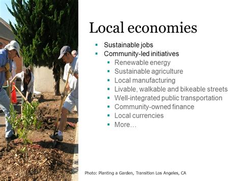 Livable Communities and Local Economies