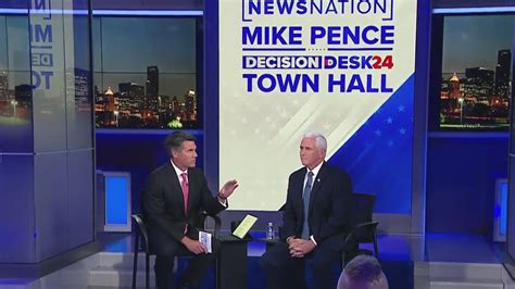 Live: Mike Pence town hall with NewsNation