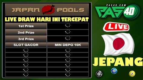 Live Draw Japan Pools - Keluaran Jepang ( JP ) - Data Togel Japan