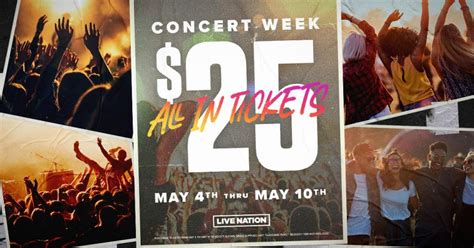 Live Nation announces return of Concert Week