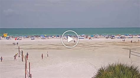 View this live beach cam of Siesta Beach from Sea Club V in Sarasota, FL. Check the current weather, surf conditions, and enjoy scenic views from your favorite coastal beaches in Florida. Explore hundreds of miles of Florida beaches and check out what’s happening live.. 