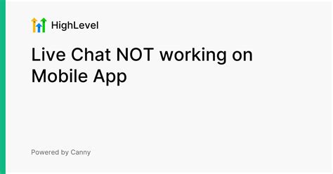 Live chat not working