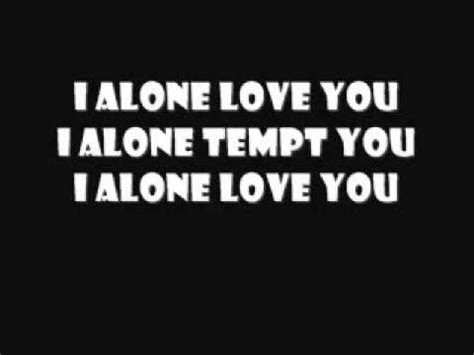 Live i alone love you lyrics. Things To Know About Live i alone love you lyrics. 