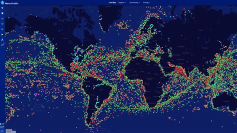 Live marine traffic. MarineTraffic Live Ships Map. Discover information and vessel positions for vessels around the world. Search the MarineTraffic ships database of more than 550000 active and decommissioned vessels. Search for popular ships globally. Find locations of ports and ships using the near Real Time ships map. View vessel details and ship photos. 
