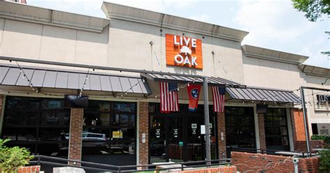 Live oak nashville. Live Oak. Nashville, Midtown. 1530 Demonbreun St, Nashville, TN 37203, USA. Your home on Music Row for the best in Live Music, Sports, Food, Ice Cold Beverages and just plain FUN! ... Tavern is Nashville's cool-casual "gastro-pub" concept located in Midtown. Tavern is known for its lively brunch, dazzling cocktails, and innovative menu. See ... 