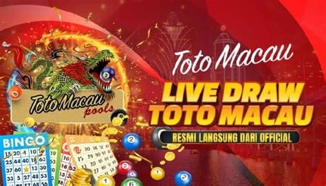 Live result totomacau hari ini. Langsung ke rekening tanpa.