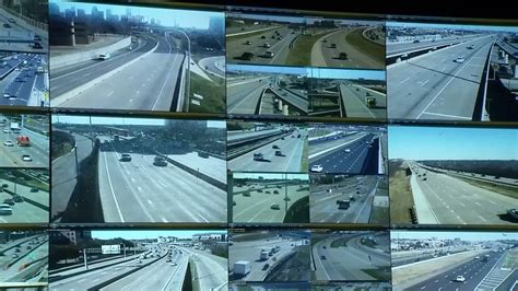 Current traffic flows, real-time updates through traffic cameras o