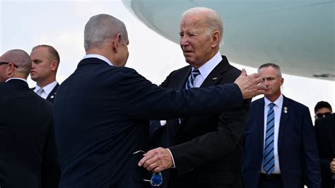 Live updates | Biden arrives in Israel as tensions grow after hospital blast in Gaza