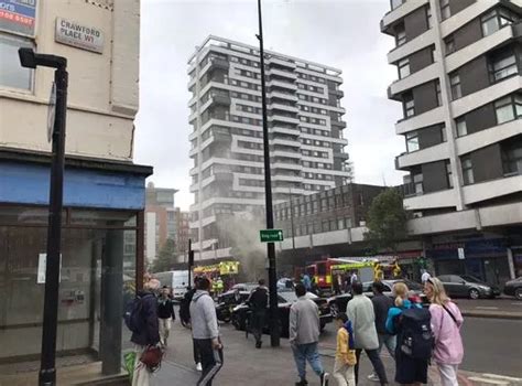 Live updates from Edgware Road as 60 firefighters tackle blaze in ...