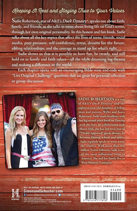 Full Download Live Original How The Duck Commander Teen Keeps It Real And Stays True To Her Values By Sadie Robertson
